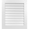 Ekena Millwork Vertical Surface Mount PVC Gable Vent: Non-Functional, w/ 3-1/2"W x 1"P Standard Frame, 28"W x 32"H GVPVE28X3201SN - alternate 1
